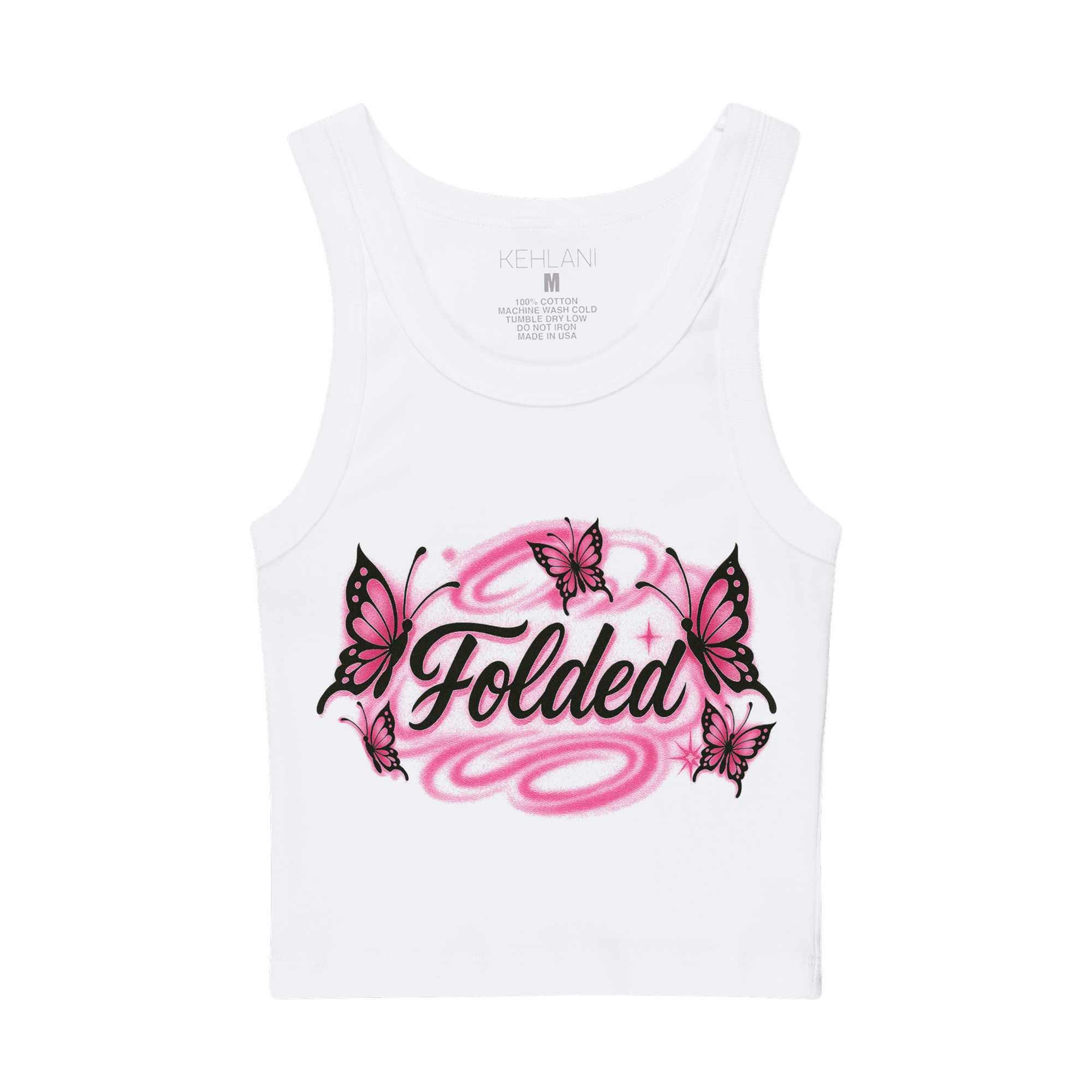 Folded Airbrush Tank Top