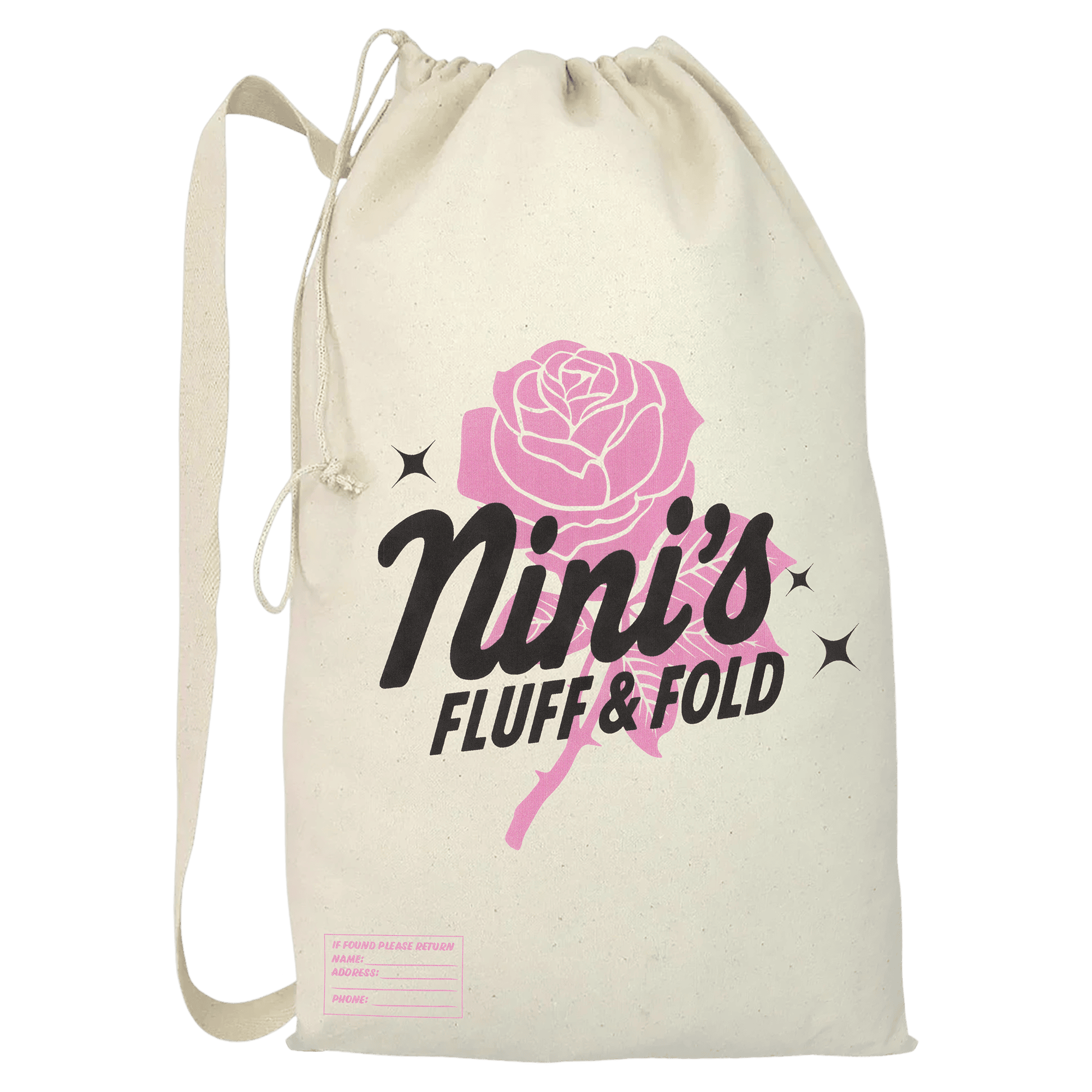 Folded Laundry Bag