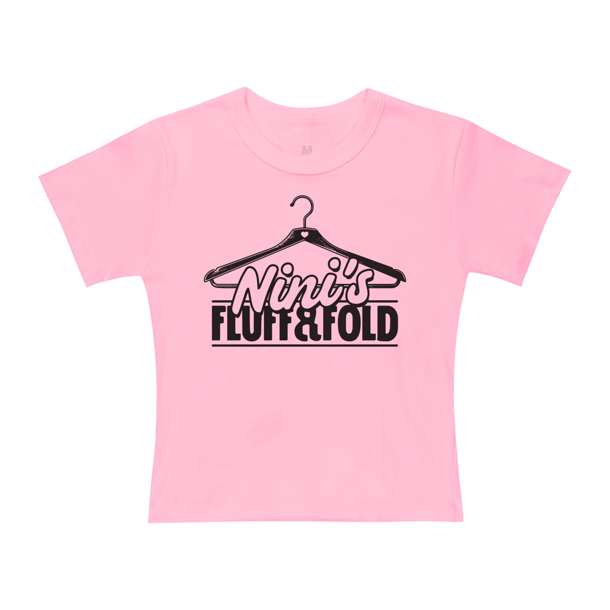 Nini's Fluff & Fold Logo Baby Tee